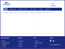 Tablet Screenshot of diasporamobile.com